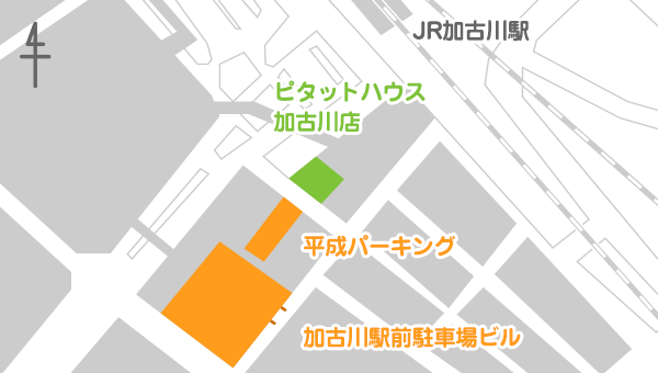 加古川店周辺地図